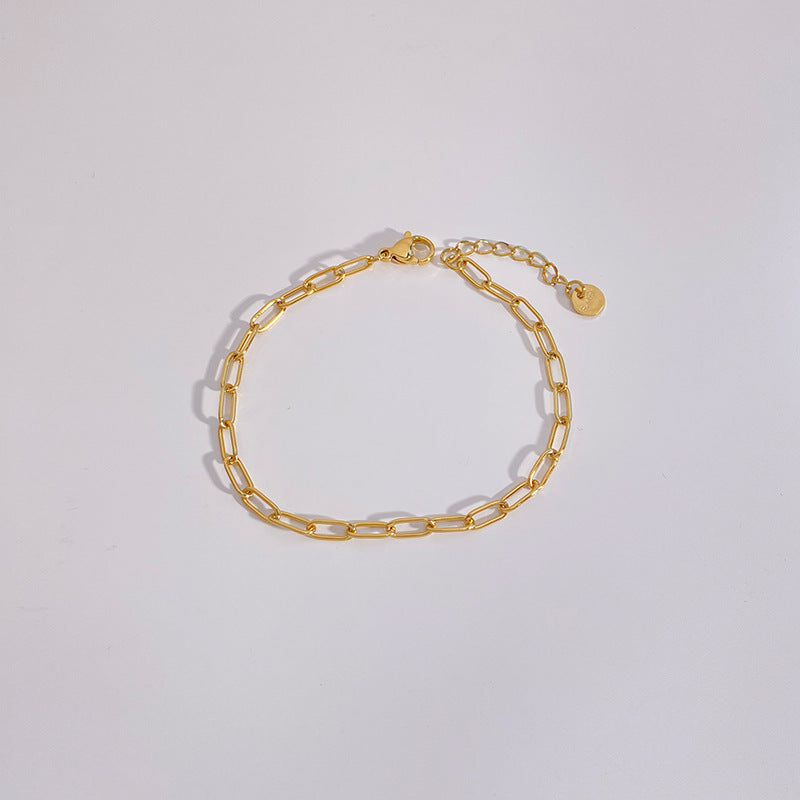 Stainless Steel Bead Chain Bracelet
