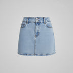 Sheath Denim Skirt