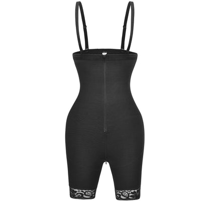 High Waist Belly Contracting Hip Lifting Bodysuit