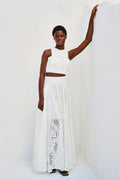Laced Two Piece Skirt Set