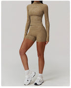 Sculpt Long Sleeve Crop Top