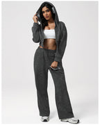 Apex Printed Hooded Crop Set