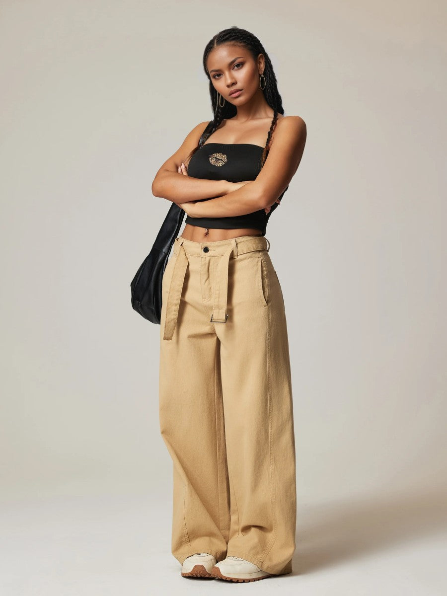 Casual Straight Leg Pants