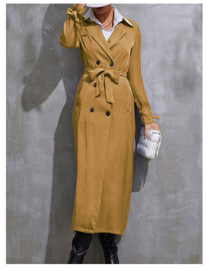 Thin Niche Celebrity Trench Coat