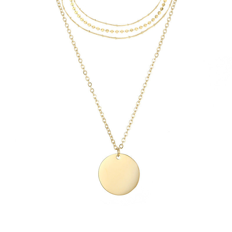 Stainless Steel Multi-layer Necklace