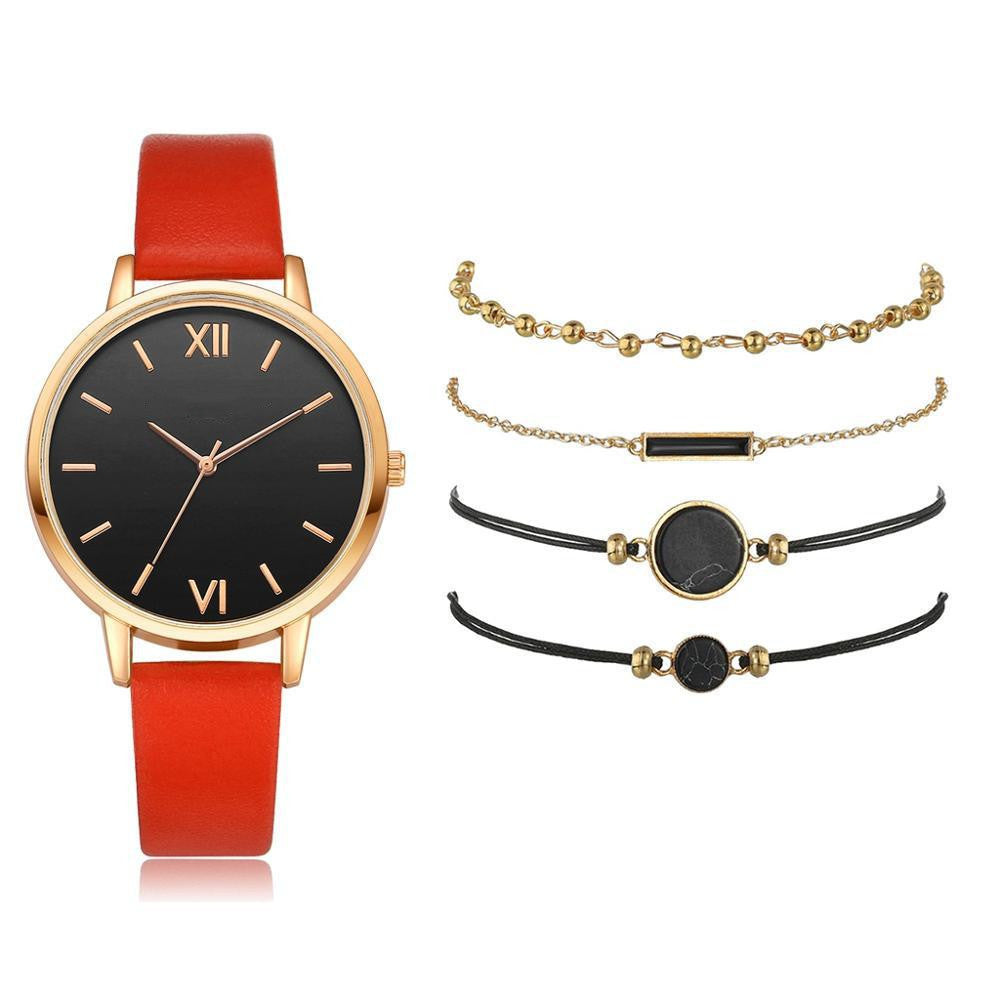 Ladies SOKI Watch Bracelet Set