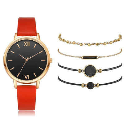 Ladies Watch With Bracelet Set