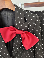 Star Bow Polka Dot Blazer & Trousers Suits