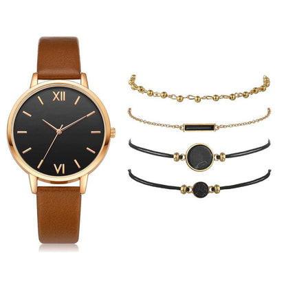 Ladies Watch With Bracelet Set