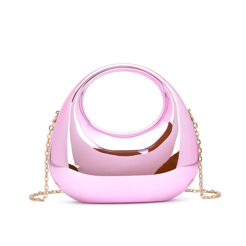 Crescent Acrylic Handbag