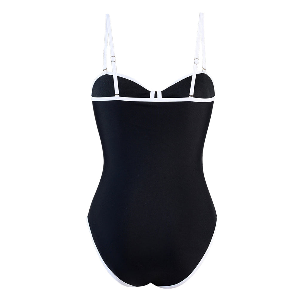 One Piece Swimsuit & Cover Skirt Set