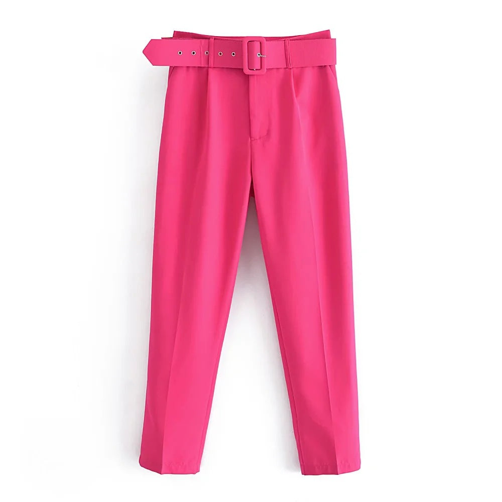 Vibrant Pleated Pants