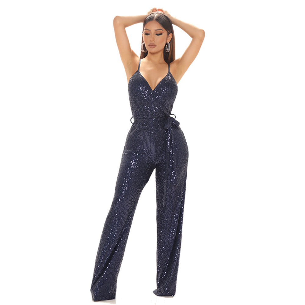 Sling Sequins Jumpsuit