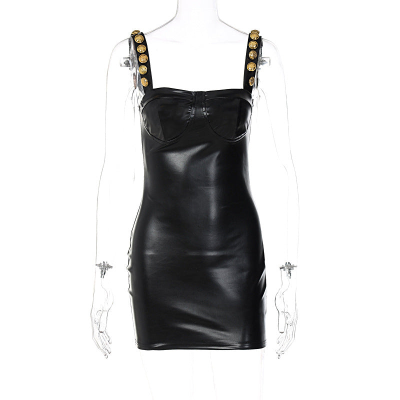 Leather Bodycon Dress