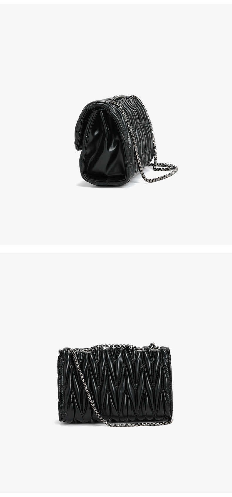 Wild Chic Lock Shoulder Bag