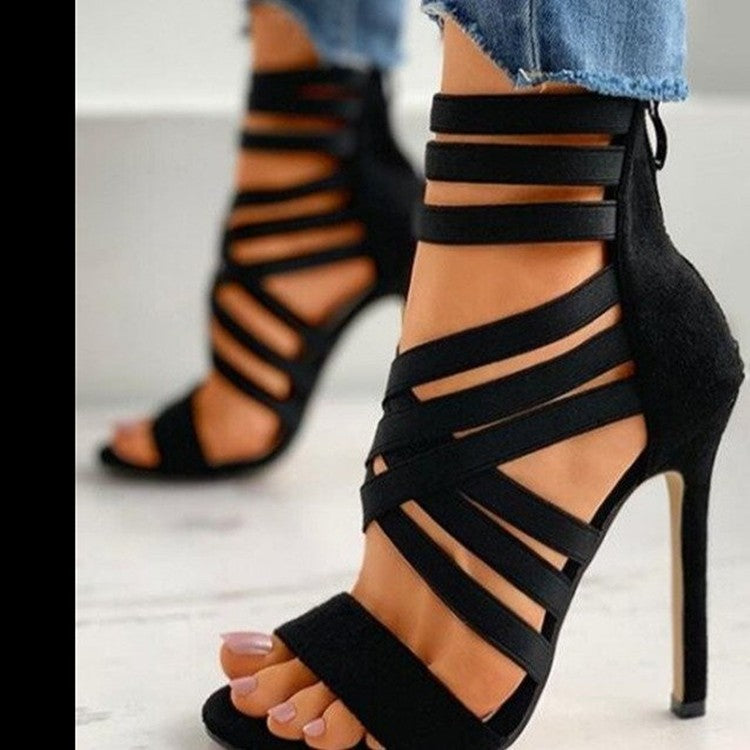 Cross-border Strap High Heel Shoes