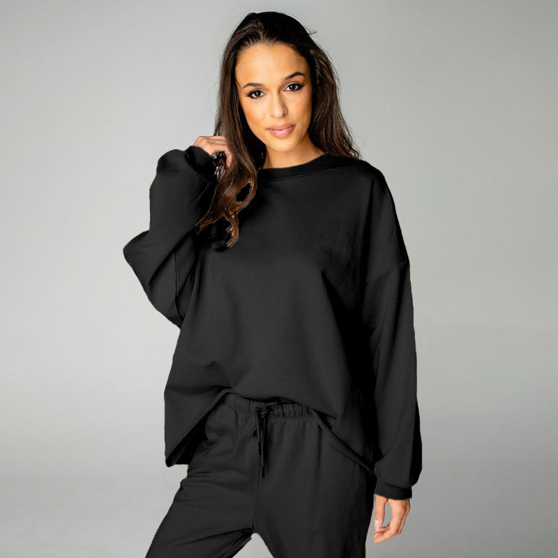 Casual Fleece Loungewear Set