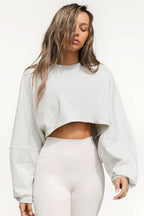 Popular round Neck Sweater T shirt Knit Set