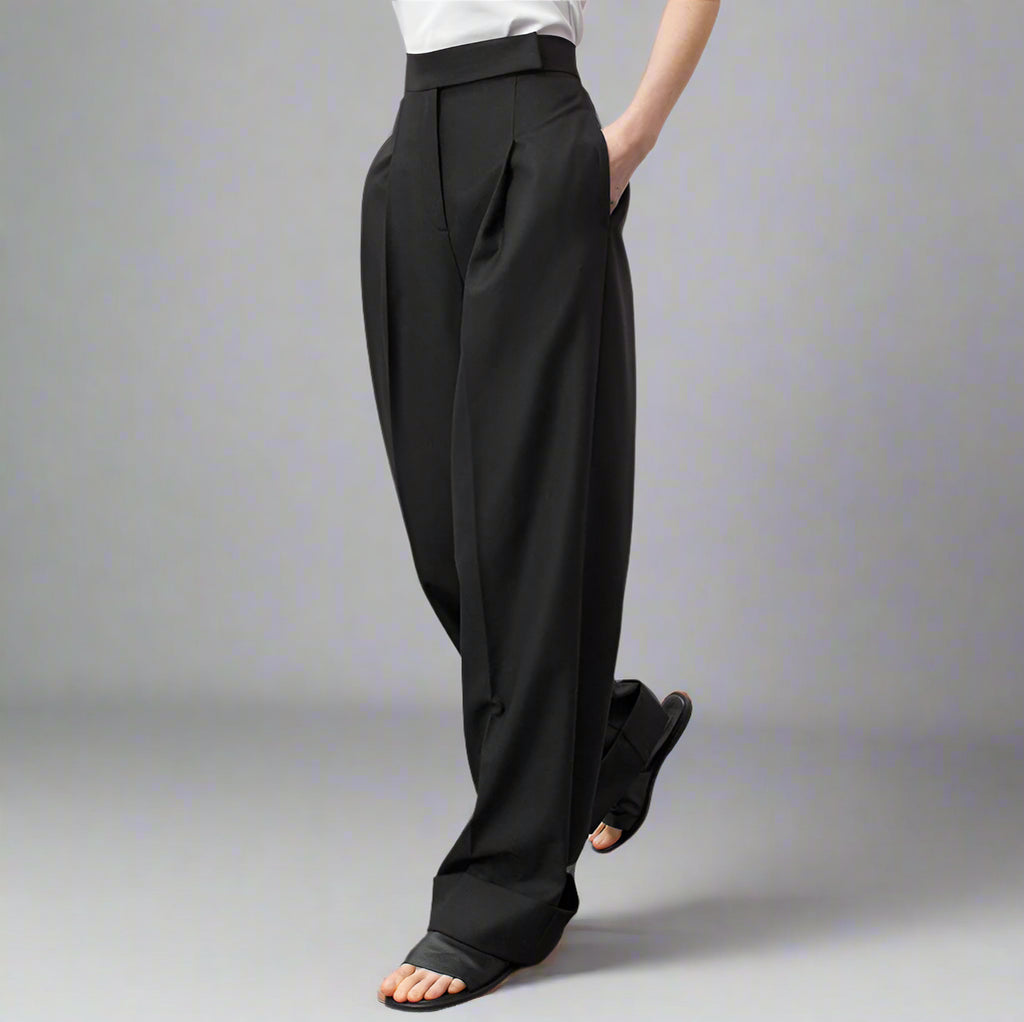Black Mopping Work Pant