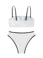 Black White Swimsuit