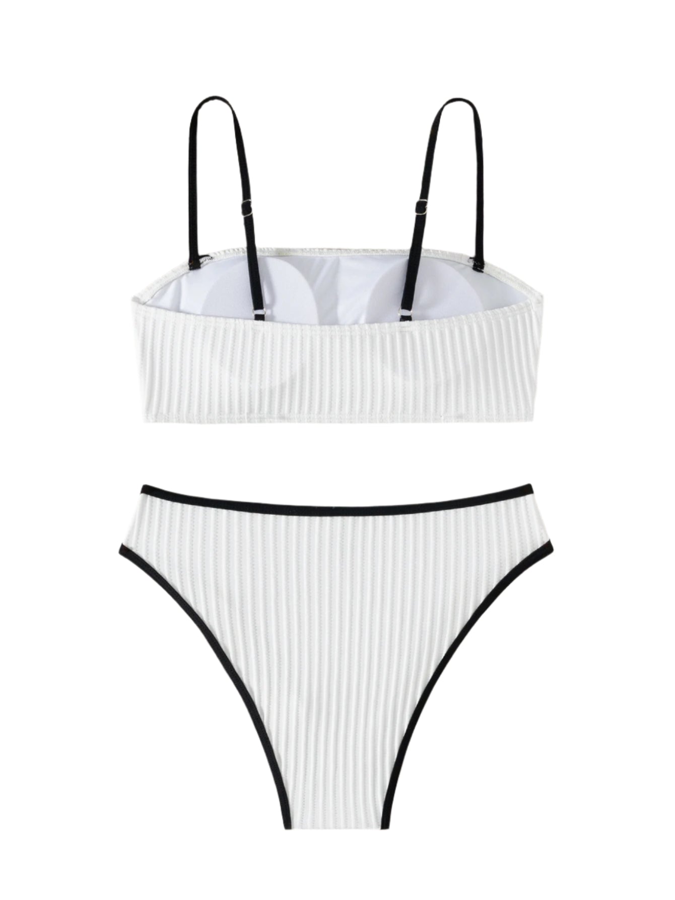 Black White Swimsuit
