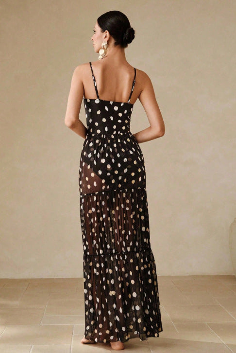 Two Piece Polka Dot Beachwear
