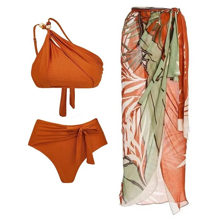 Push up Bikini Split Swimwear Set