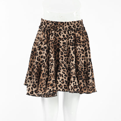 Leopard Print Slimming Skirt