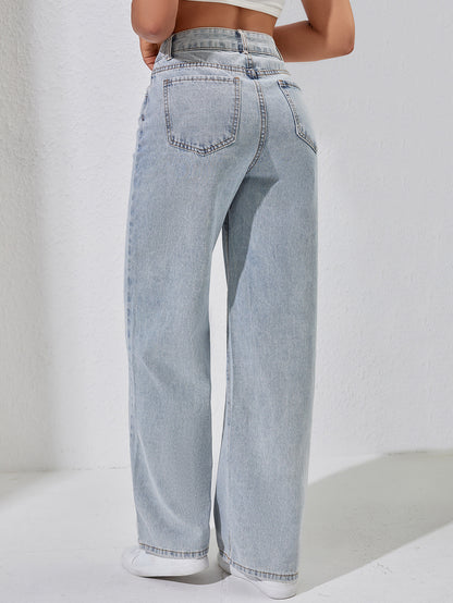 Casual Loose Wide Leg Jeans