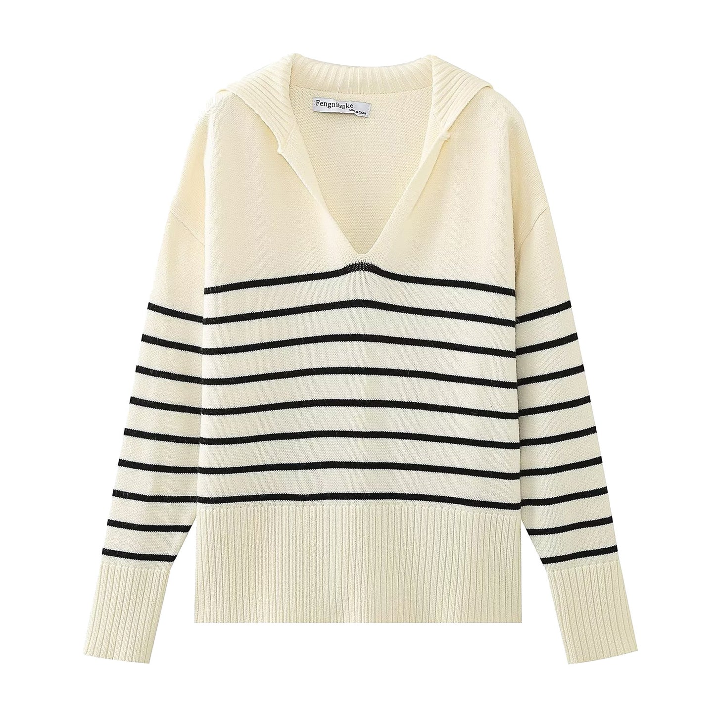 French Striped All Matching Sweater