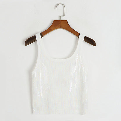 Sequined Knitted Camisole