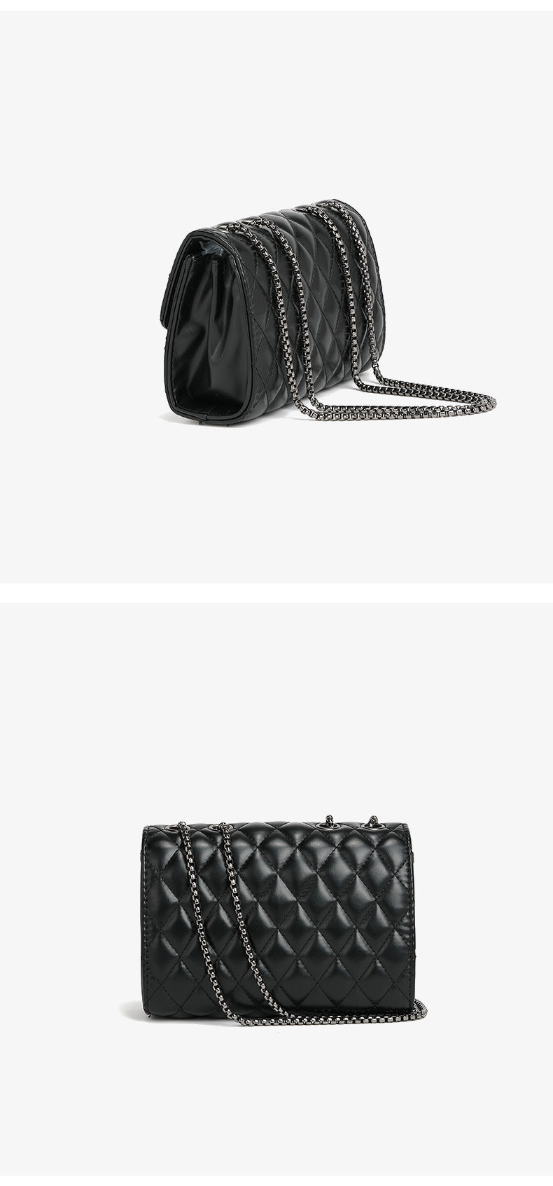 KK Small Square Chanel Style Crossbody Bag
