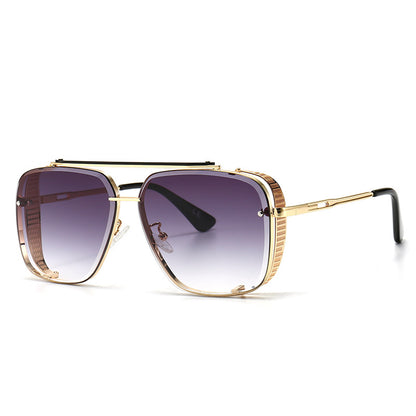 Modern Retro Square Frame Sunglasses