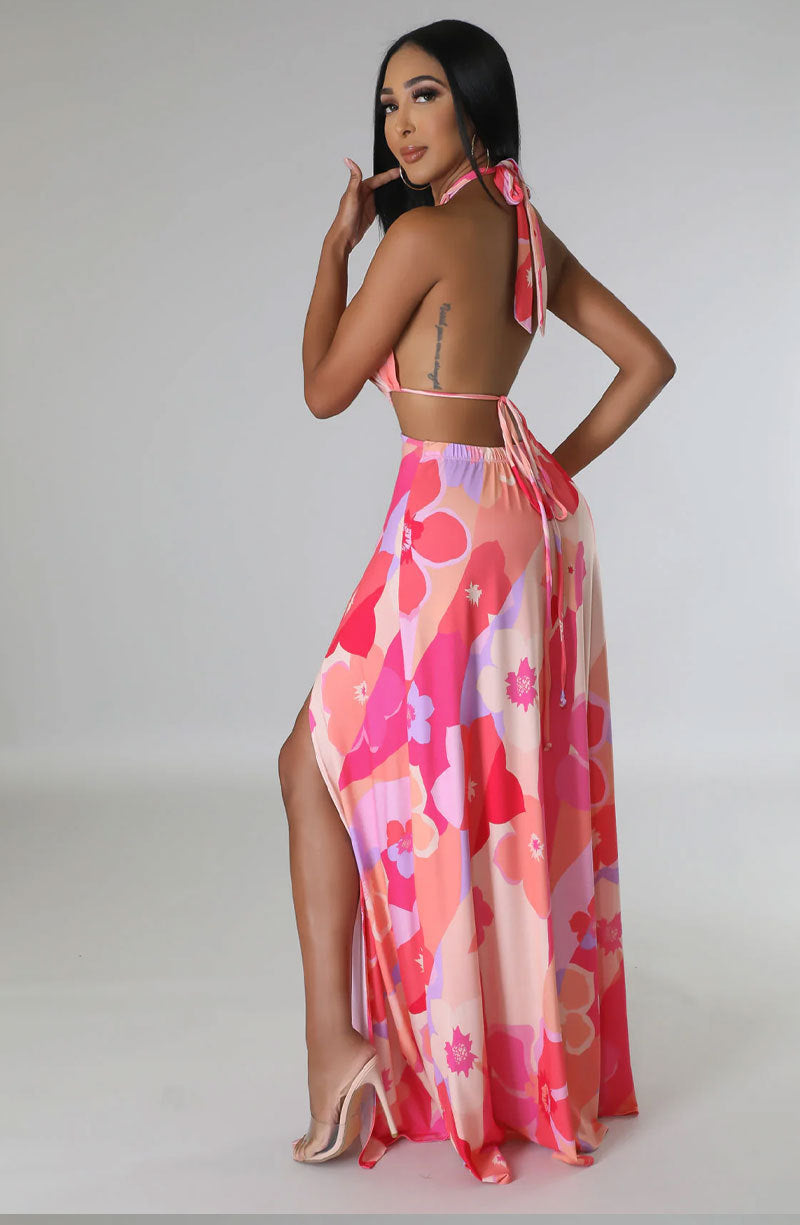 Floral French Summer Dress