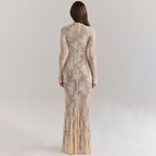 Long Sleeve Lace Sheath Dress