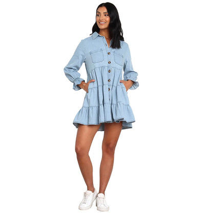 Pocket Denim Dress