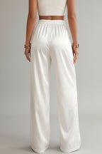 Lux Satin Wide Leg Pants