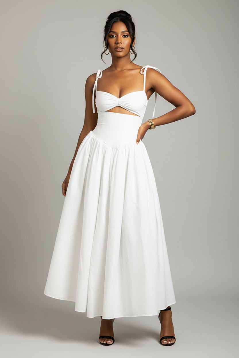 Strap Sleeveless Aline Dress