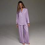 Heart Printing Two Piece Pajamas Set