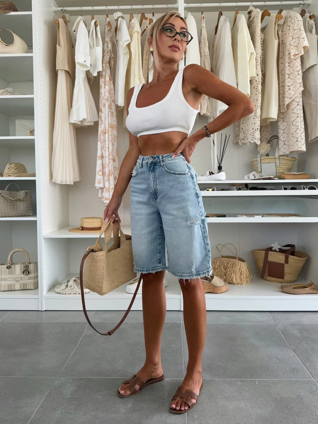 Urban Casual Denim Shorts