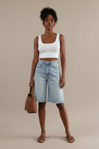 Urban Casual Denim Shorts