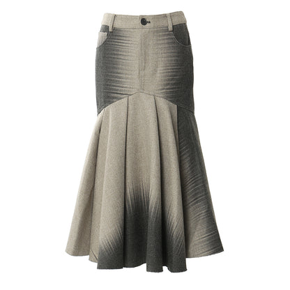 Slim Fishtail Skirt