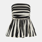 Tube Top Bud Striped Top