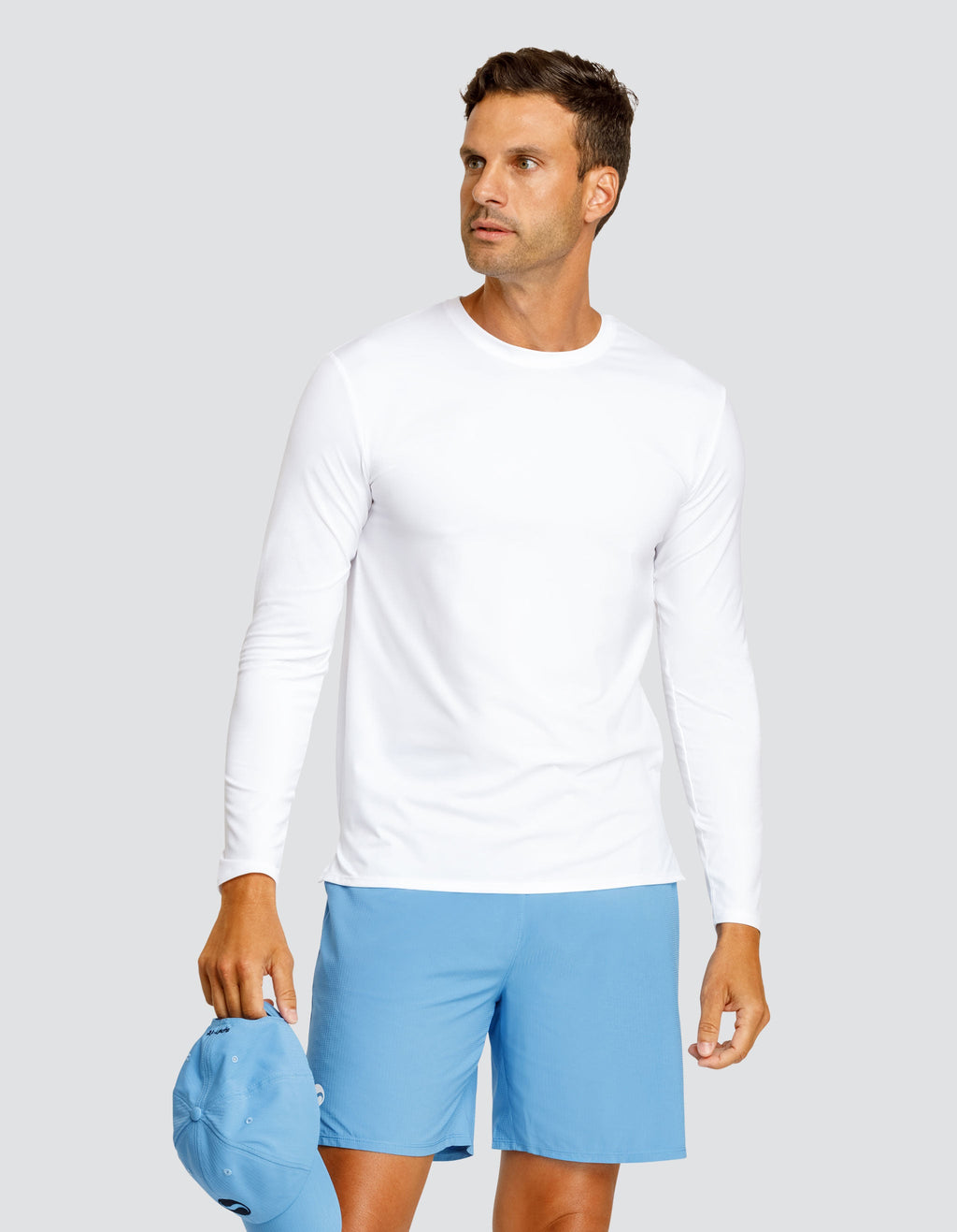HENRY LONG SLEEVE TOP - CHALK WHITE