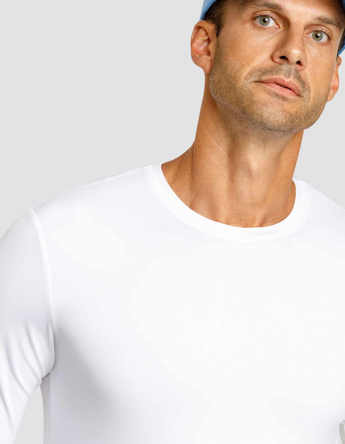 HENRY LONG SLEEVE TOP - CHALK WHITE