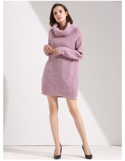 Pullover Bottoming Sweater Dress