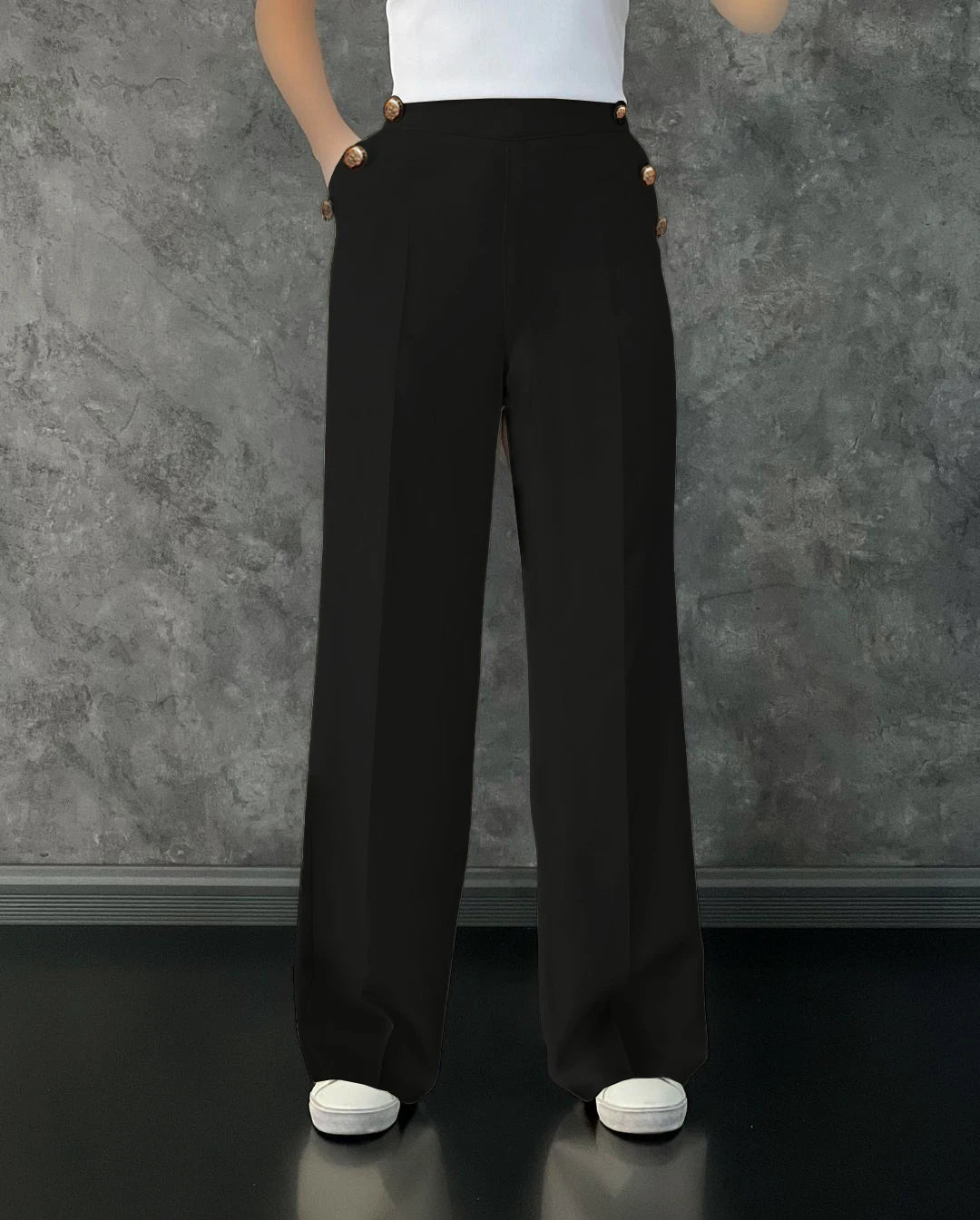 Ladies' black commuting Suit