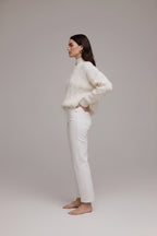 Bluebelle Cable Knit Turtleneck Sweater