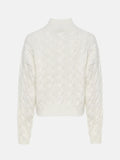 Bluebelle Cable Knit Turtleneck Sweater