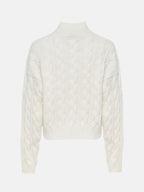 Bluebelle Cable Knit Turtleneck Sweater